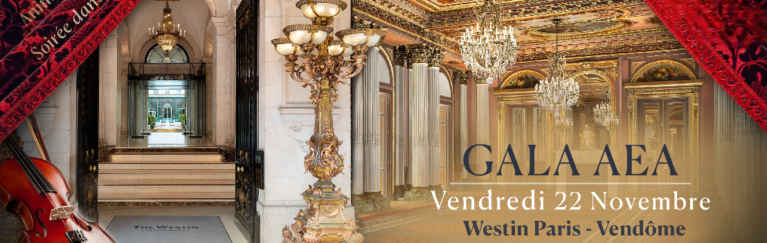 Gala impérial le 22 novembre au Westin - Paris Vendôme !